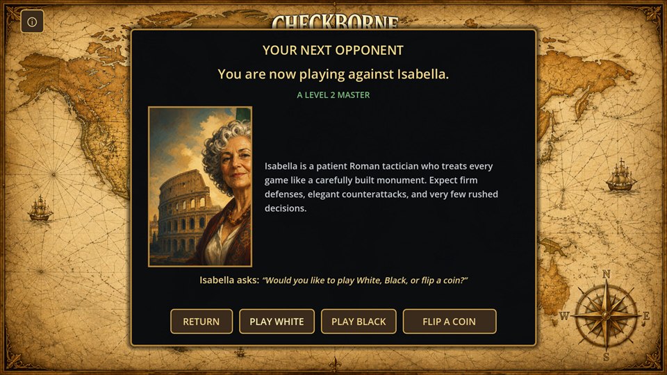 Meeting Isabella on the campaign map